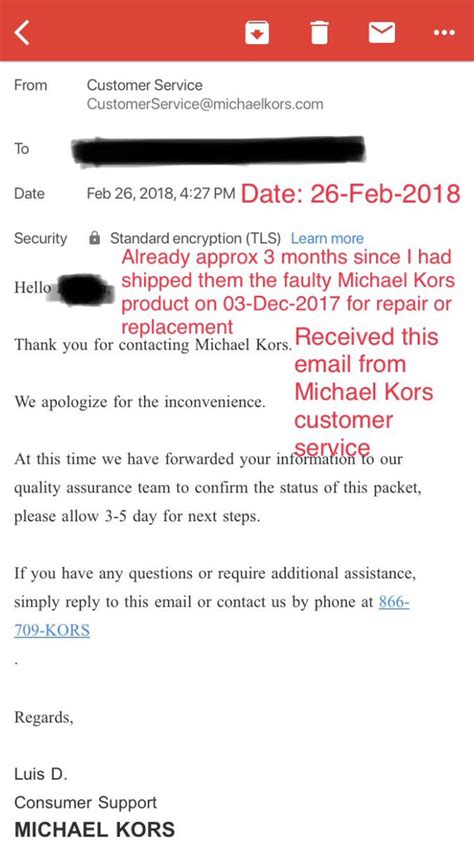 michael kors outlook|michael kors customer service email.